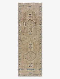 Vintage Turkish Hand-Knotted Wool Runner Rug No. 254, 3'3" X 10'3"