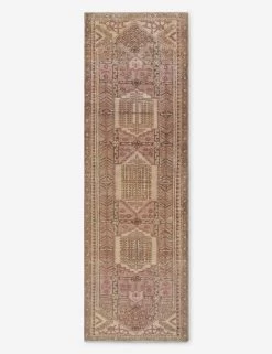 Vintage Turkish Hand-Knotted Wool Runner Rug No. 255, 3'2" X 9'10"