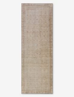 Vintage Turkish Hand-Knotted Wool Runner Rug No. 258, 3'4" X 9'5"