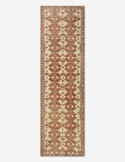 Vintage Turkish Hand-Knotted Wool Runner Rug No. 268, 2'6" X 8'7"
