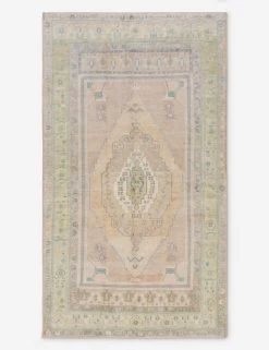 Vintage Turkish Hand-Knotted Wool Rug No. 416, 5'1" X 9'