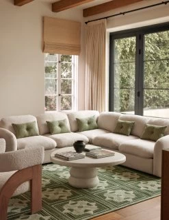 Carlisle Hand-Knotted Wool Rug By Aimee Song -Furniture Store Lulu and Georgia 6 Sectional Living Room 6072 LIFESTYLE