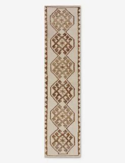 Vintage Turkish Hand-Knotted Wool Runner Rug No. 252, 2'6" X 10'7"