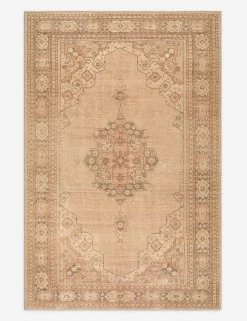 Vintage Turkish Hand-Knotted Wool Rug No. 414, 7' X 10'6"
