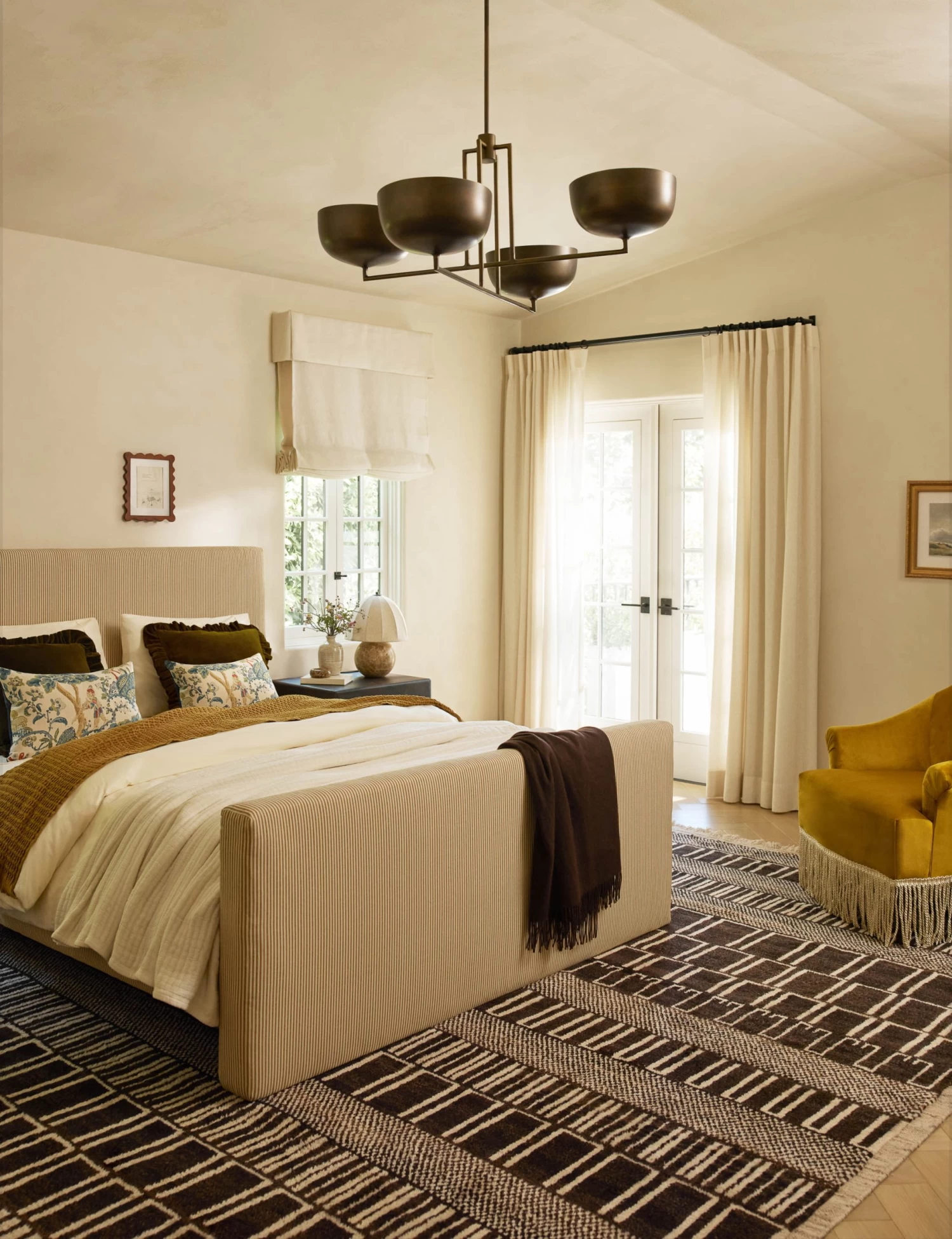 Allard Moroccan-Style Hand-Knotted Wool Rug 1 Allard Moroccan-Style Hand-Knotted Wool Rug