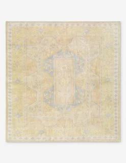 Vintage Turkish Hand-Knotted Wool Rug No. 472, 7' X 7'