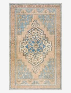 Vintage Turkish Hand-Knotted Wool Rug No. 483, 6' 5" X 10' 6"