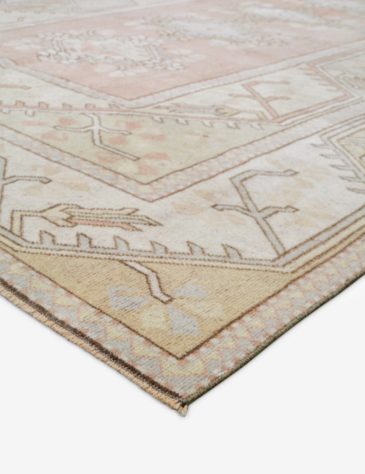 Vintage Turkish Hand-Knotted Wool Rug No. 486, 6' 5" X 9' 4" 2 Vintage Turkish Hand-Knotted Wool Rug No. 486, 6' 5" X 9' 4" - Image 2