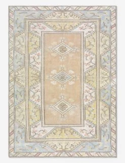 Vintage Turkish Hand-Knotted Wool Rug No. 492, 6' 7" X 9' 1"