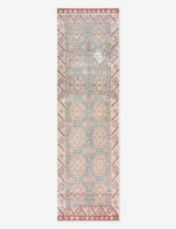 Vintage Turkish Hand-Knotted Wool Runner Rug No. 289, 3' X 11"
