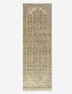 Vintage Turkish Hand-Knotted Wool Runner Rug No. 293, 3' X 10'