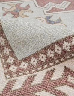 Vintage Turkish Hand-Knotted Wool Rug No. 523, 5' X 5' -Furniture Store Lulu and Georgia A0661874 1 Product