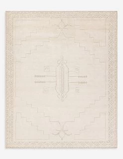 Ansa Hand-Knotted Wool-Blend Moroccan-Style Rug