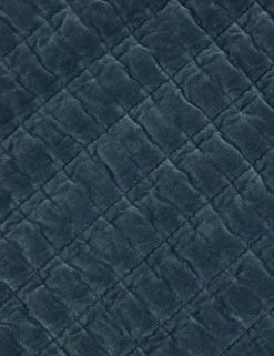 Anderson Velvet Quilt -Furniture Store Lulu and Georgia AndersonVelvetQuilt StoneBlue Queen A0659684 4036 LIFESTYLE
