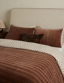 Anderson Velvet Quilt -Furniture Store Lulu and Georgia AndersonVelvetQuiltedSham Rosewood Standard A0658557 1732 Lifestyle d085043b e271 45ba a731 1051e4901e13