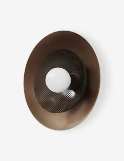 Centric Sconce By Blueprint Lighting -Furniture Store Lulu and Georgia Centric Wall Sconce Carob 05 Product