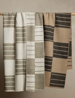Checkered Wool Throw By Sarah Sherman Samuel -Furniture Store Lulu and Georgia CheckeredThrowbySarahShermanSamuelDrapeShot Product