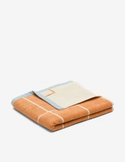 Grid Organic Cotton Towel By House No. 23 -Furniture Store Lulu and Georgia GRID HAND TOWEL SUNBAKED Product