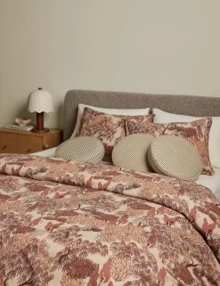 Garden Walk Linen Cotton Duvet Cover By Sarah Sherman Samuel 10 Garden Walk Linen Cotton Duvet Cover By Sarah Sherman Samuel -Furniture Store Lulu and Georgia GardenWalkLinenCottonDuvetCover Blush Queen A0660980 187 Product