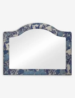Garden Walk Mantel Mirror By Sarah Sherman Samuel 11 Garden Walk Mantel Mirror By Sarah Sherman Samuel -Furniture Store Lulu and Georgia GardenWalkMirrorbySarahShermanSamuel Blue Mantel A0661802 0453 Product