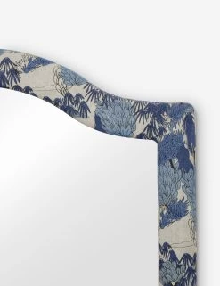 Garden Walk Mantel Mirror By Sarah Sherman Samuel 12 Garden Walk Mantel Mirror By Sarah Sherman Samuel -Furniture Store Lulu and Georgia GardenWalkMirrorbySarahShermanSamuel Blue Mantel A0661802 0458 Product