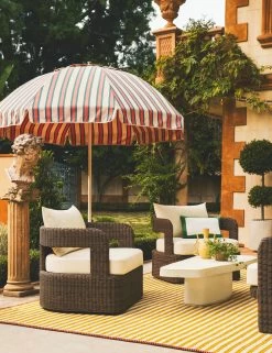 Volante Indoor / Outdoor Rug -Furniture Store Lulu and Georgia HadlerIndoor OutdoorSwivelLoungeChair Espresso A0659857 Site Crop Lifestyle 817bb84e de29 4865 aa48 2ba4e94055a2