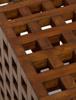 Hila Square Coffee Table By Sarah Sherman Samuel -Furniture Store Lulu and Georgia HilaSquareCoffeeTable Pecan A0660796 285 Product