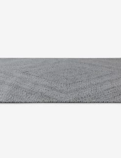 Ponti Flatweave Indoor / Outdoor Rug -Furniture Store Lulu and Georgia LYA 1241 GRY Side1 Product