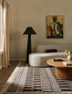 Allard Moroccan-Style Hand-Knotted Wool Rug 9 Allard Moroccan-Style Hand-Knotted Wool Rug -Furniture Store Lulu and Georgia Lulu and Georgia Allard Moroccan Rug 170 Site crop Lifestyle