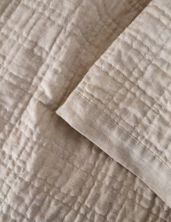 Owen Linen Cotton Coverlet By Pom Pom At Home -Furniture Store Lulu and Georgia PH 4800 FOwendetail Product