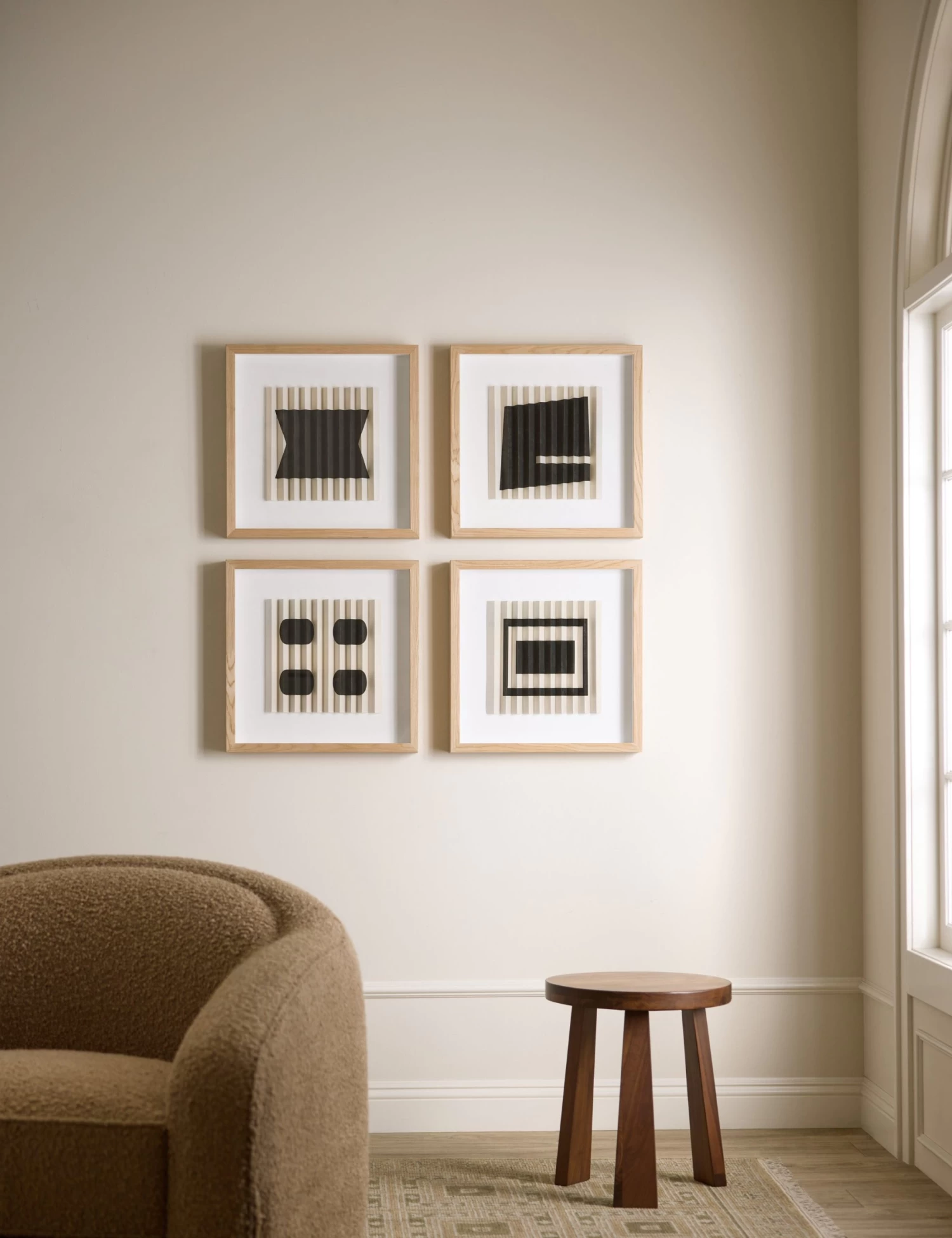 Pleated Abstract By Bobby Berk 1 Pleated Abstract By Bobby Berk