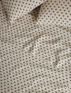 Poiret European Flax Linen® Sheet Set -Furniture Store Lulu and Georgia PoiretLinenSheetSet Fern Denim Queen A0660741 2 Lifestyle