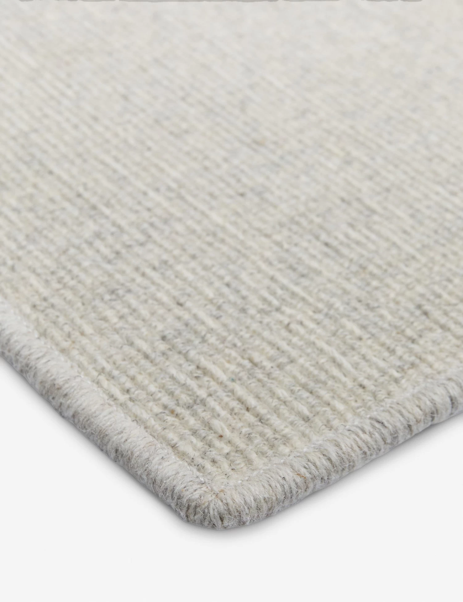 Custom Polina Flatweave Wool Rug, Cloud - Image 3