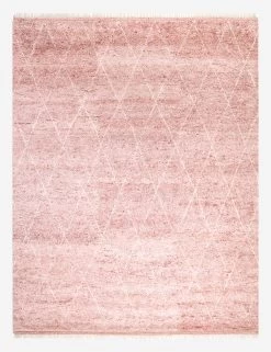 Kaeli Hand-Knotted Wool-Blend Moroccan Shag Rug