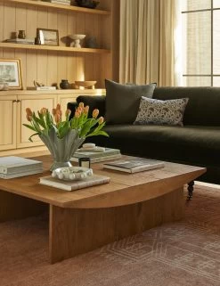 Remwald Square Coffee Table -Furniture Store Lulu and Georgia SITE CROP Lulu and Georgia LivingRoom1 FabienneSofa PickfordCoffeeTable 490 Lifestyle 2 1