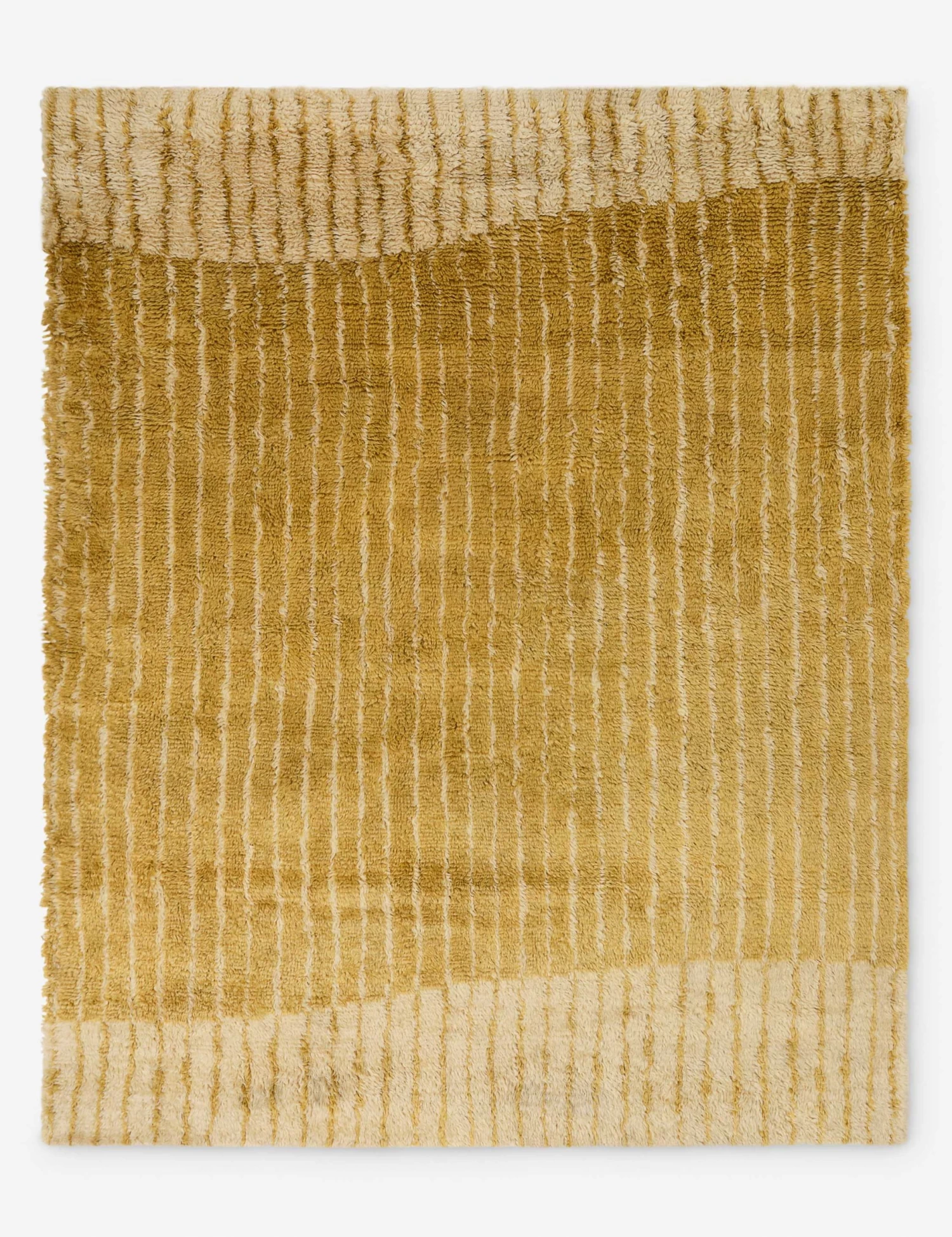 Bhari Hand-Knotted Wool Shag Rug 2 Bhari Hand-Knotted Wool Shag Rug - Image 2