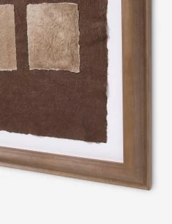 Phobos Wall Art By Visual Contrast -Furniture Store Lulu and Georgia SquareDarkBrownSingle Corner Product