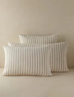 Thayer Striped European Flax Linen® Sham