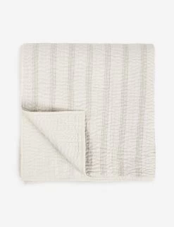 Tiah Linen-Blend Quilt