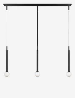 Nodes Linear Pendant By Kelly Wearstler -Furniture Store Lulu and Georgia VCSD KW KC1143MBK SO ALT Product