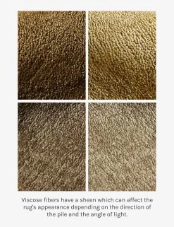 Village Hand-Loomed Rug By Sarah Sherman Samuel -Furniture Store Lulu and Georgia VillageHand LoomedViscoseRug Camel swatchcard Product