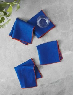 Linen Napkins (Set Of 4) By MADRE -Furniture Store MADRELinenNapkins Maiz Small Setof4 4747