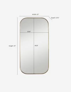 Dion Mirror -Furniture Store MIR 21700 09718 dims
