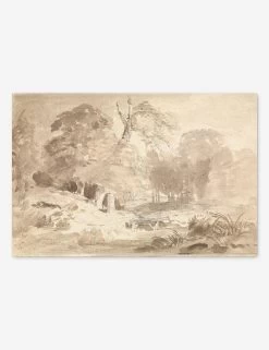 Rural Landscape In The Mark Brandenburg Print By Carl Blechen -Furniture Store MUSMAR2416