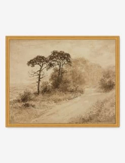 Landscape With Winding Road Print By Thomas Doughty -Furniture Store MUSWIN3024GS
