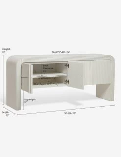 Merrit Sideboard By Sarah Sherman Samuel -Furniture Store MerritSideboard Ivory 3449 1