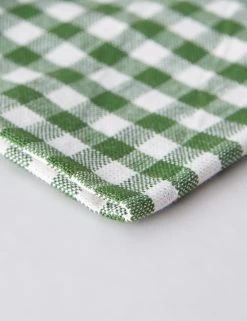 Mini Gingham Napkins (Set Of 4) By Heather Taylor Home -Furniture Store MiniGingham Hunter napkins setof4 16071