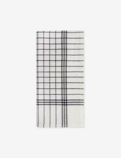 French Lattice Napkins (Set Of 4) By Heather Taylor Home -Furniture Store NAP FREN BLK FRENCHLATTICE BlackNapkin 1