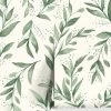 Olive Branch Premium Peel + Stick Wallpaper