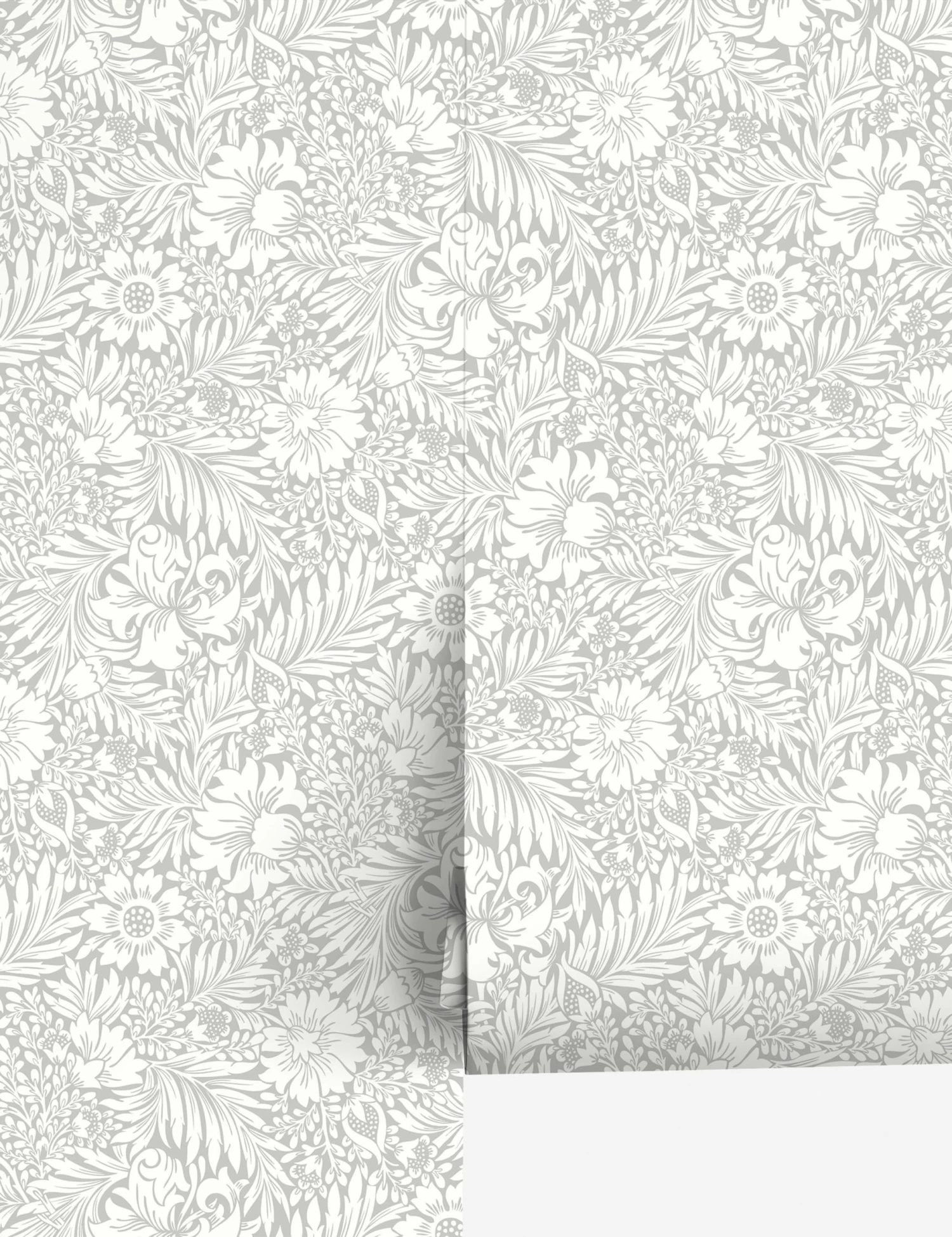Modern Acanthus Peel + Stick Wallpaper By Erin & Ben Co. 2 Modern Acanthus Peel + Stick Wallpaper By Erin & Ben Co. - Image 2